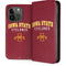 Iowa State University Collegiate Text iPhone 15 Pro Folio Case